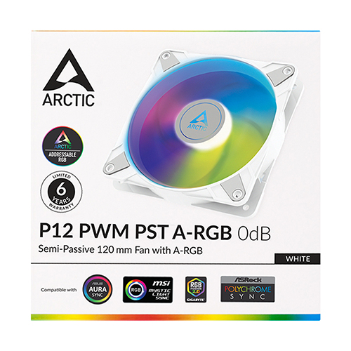 ARCTIC P12 PWM PST ARGB 서린 (화이트)_이미지