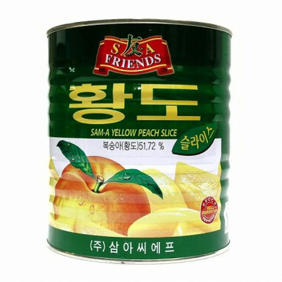 삼아씨에프 황도 슬라이스 2.9kg (1개)_이미지
