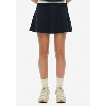 슈퍼드라이 Co A-line skirt eclipse navy 7500555