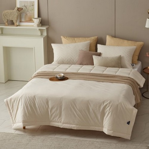 하울 호주산양모100 워싱 고밀도면 무봉재 차렵베개세트