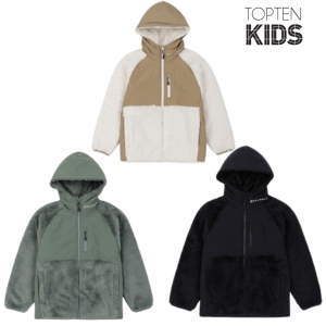 탑텐키즈 남아 밸런스 화섬배색 니트집업 MKE4TC1401_이미지