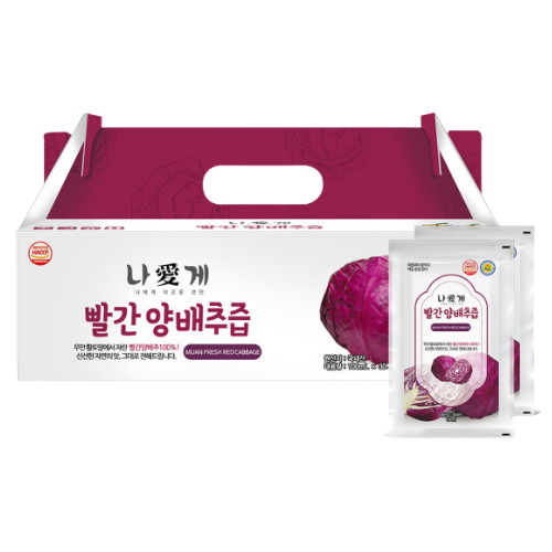 몽탄우리농산협동조합 나애게 빨간 양배추즙 100ml 30포