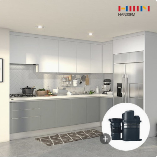 한샘 인생키친LITE ㄱ자+냉장고장+음식물처리기 (~5.7m)