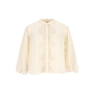 끌로에 셔츠 CH25AHT33117114 AI25 PRISTINE WHITE_이미지