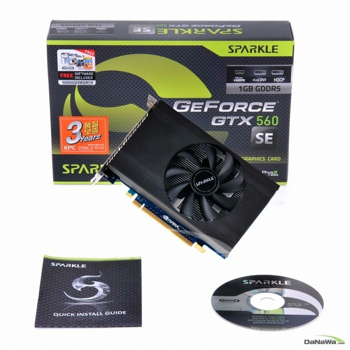 SPARKLE ������ GTX560 SE D5 1GB KPC