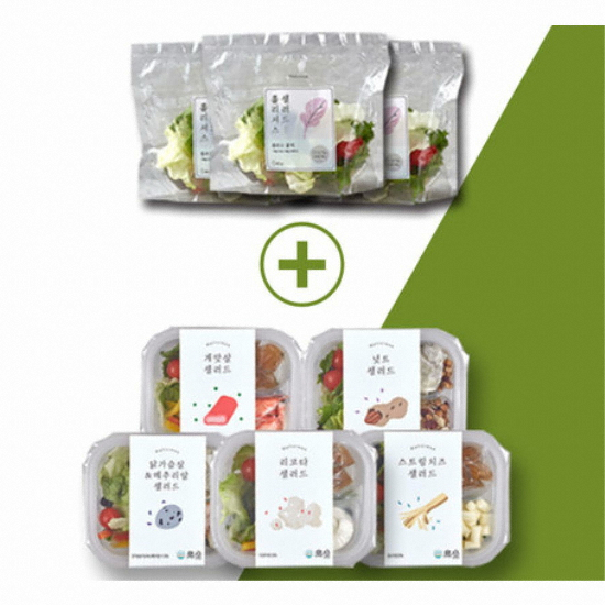 TNK 홀리셔스 샐러드 도시락+홀릭 샐러드 세트 (10팩)_이미지