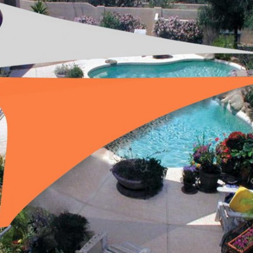 에이치케이셀 굿초이스 타프 선쉐이드 삼각 메쉬 오렌지