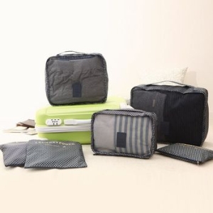 6종세트 파우치 여행용 캐리어정리백