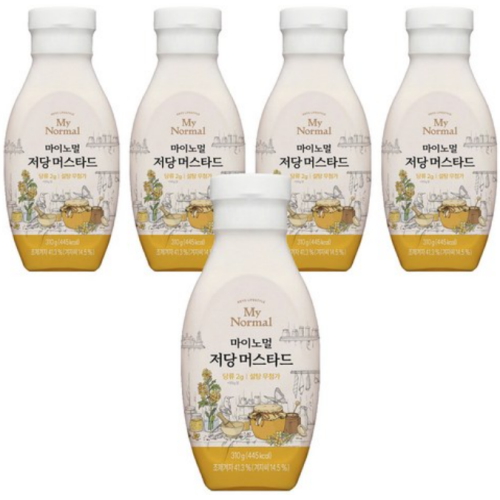 마이노멀 저당 머스타드 310g (5개)_이미지