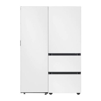삼성전자 비스포크 키친핏 코타 RR40C7905AP + RQ33DB74D2AP (화이트)