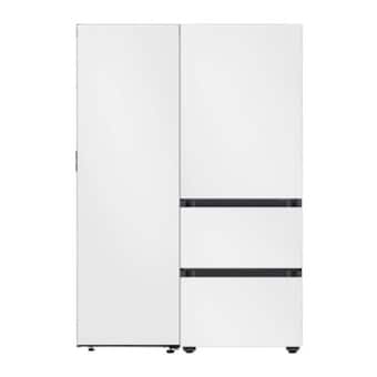 삼성전자 비스포크 키친핏 코타 RR40C7905AP + RQ33DB74D2AP (화이트)