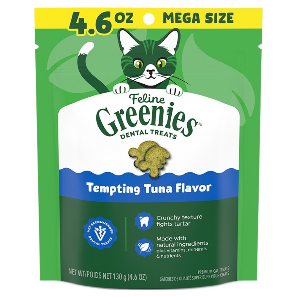 한국마즈 그리니즈 캣 필라인 덴탈 트릿 참치 130g (1개)