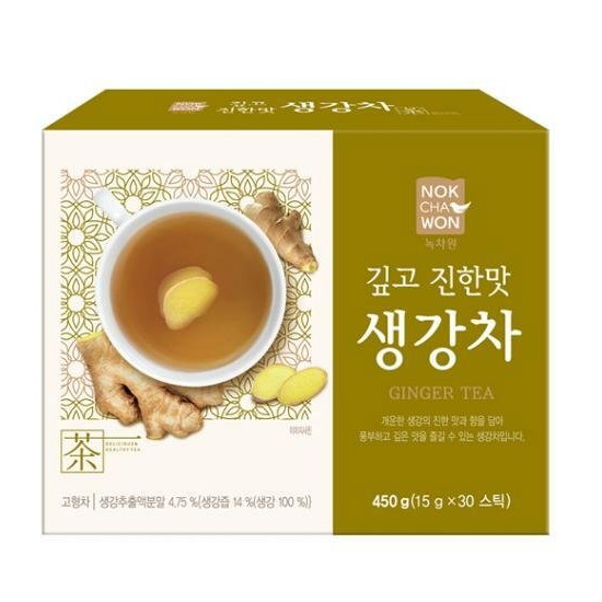 녹차원 깊고 진한맛 생강차 30T (1개)_이미지