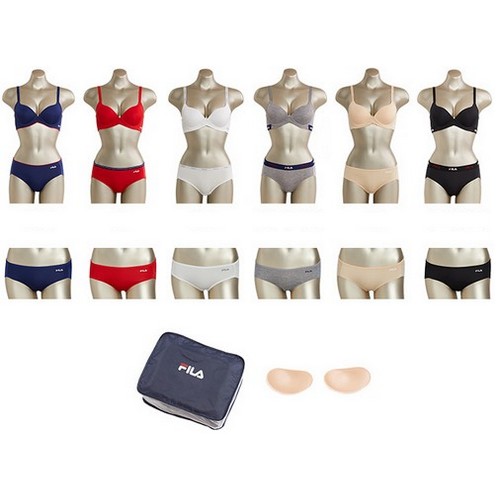 휠라 시그니처 노와이어 브라팬티 20종 (6세트)