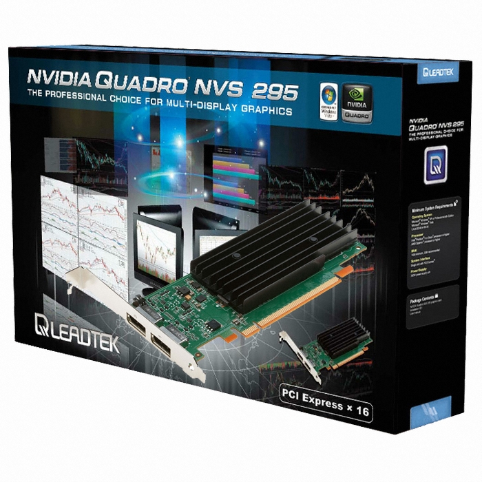 NVIDIA ����� NVS 295 256MB PCI-E x16 ������CNS