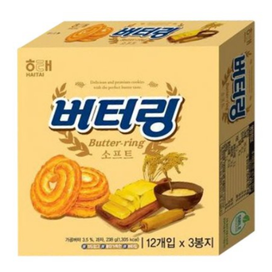 해태제과 버터링 소프트 3개입 238g (4개)_이미지