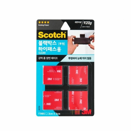 3M 스카치 강력 블랙박스 하이패스용 투명 CLT33_이미지