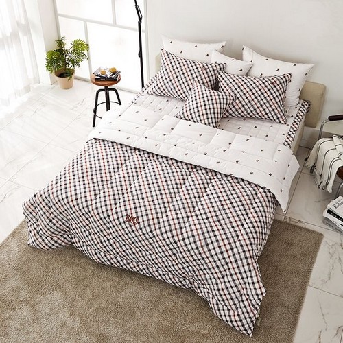  닥스HOME 아사 테디스 브라운 퀼트이불 패드세트 [킹 K]