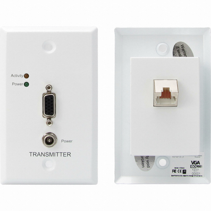 TNT 1포트 VGA 리피터 월 플레이트 (NM-TNT02)_이미지