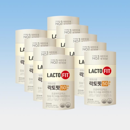종근당건강 종근당건강 락토핏 50대+ 2g 60포 (9개)
