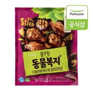 풀무원 동물복지 더블직화 윙봉 갈비양념 300g (1개)_이미지