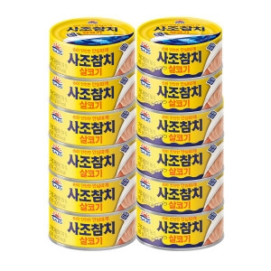 사조대림 살코기 참치 100g 6개 + 살코기 참치 85g 6개