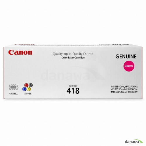 Canon 정품 CRG-418M 빨강이미지입니다. 누르면 해당 게시물로 새창이동합니다.