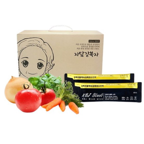 강복자식품 블랙숙성 흑염소진액포 60ml 30포 (2개)