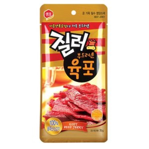 샘표식품 질러 부드러운 육포 70g (3개)