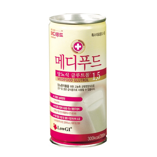 한국메디칼푸드 메디푸드 당뇨식 글루트롤 1.5 200ml (90개)_이미지