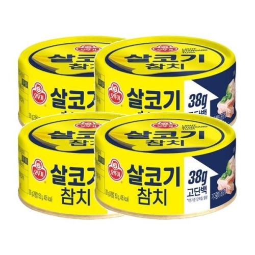 오뚜기 살코기 참치 200g (4개)