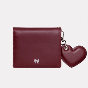 니지 스틴 가죽 여성 미 갑 와인 w22897 가볍고 슬림한 칼라 여성 미 갑_이미지