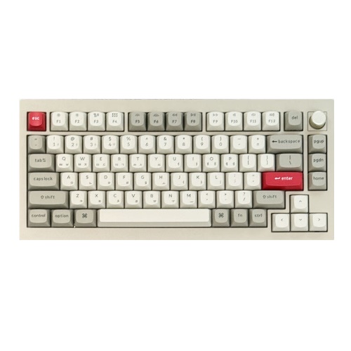 Keychron V1 Ultra 8K 유무선 기계식 레트로 (저소음 적축)_이미지