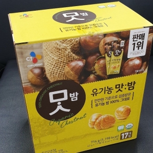 CJ제일제당 유기농 맛밤 42g (4개)