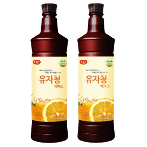 광야식품 유자청베이스 970ml (2개)_이미지