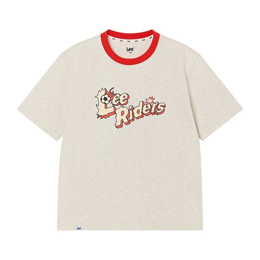 챔피온 래터링 면슬럽 반팔 티셔츠 LK2602ST64