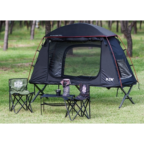 카즈미 블랙 코트 텐트