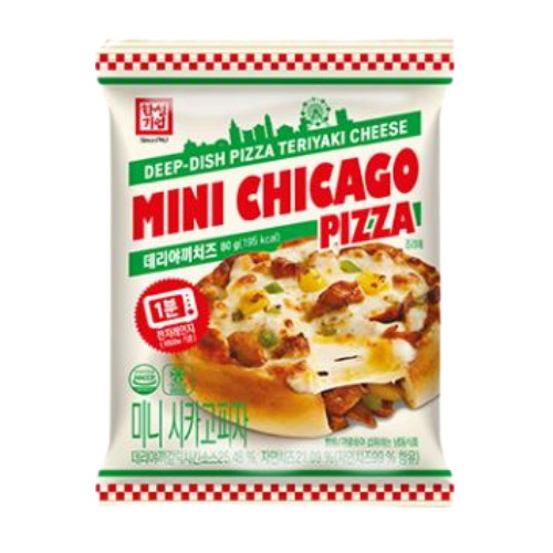 미니 시카고피자 데리야끼 80g