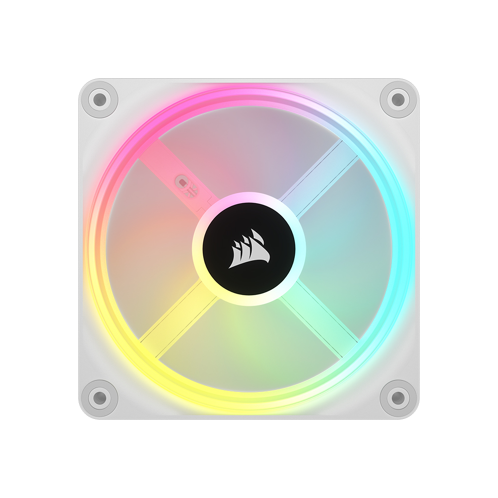CORSAIR iCUE LINK QX120 RGB STARTER KIT (컨트롤러/3팩, 화이트)_이미지