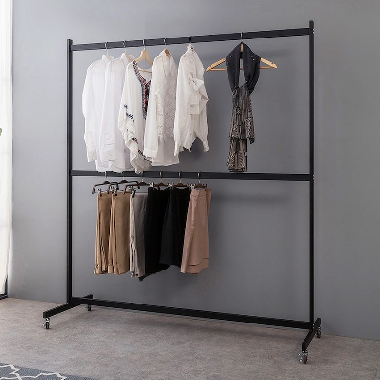 라인아트 아티코 철제프레임 2단 행거 1500_이미지