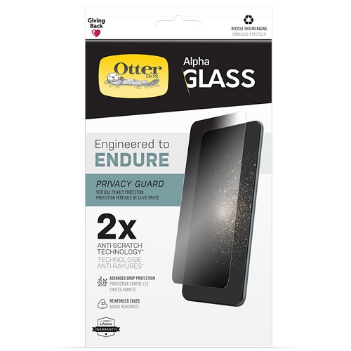 OtterBox 아이폰13 Alpha GLASS 프라이버시 풀커버 강화유리 보호필름 [액정 1매]