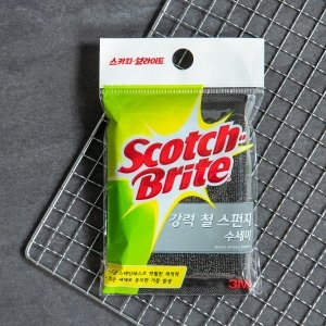 3M 스카치 브라이트 강력 철 수세미 1입