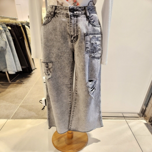 아이올리 에고이스트 디스트로이드 와이드 데님 팬츠 ES2DP963 ER2DP463 _DG