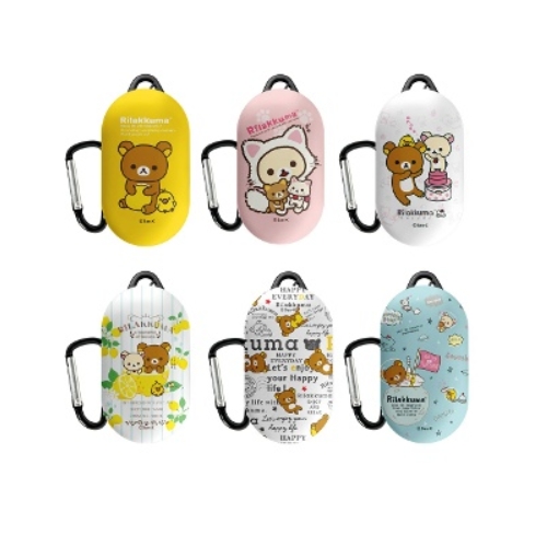 갤럭시 버즈/버즈 플러스 산리오 리락쿠마 파스텔 케이스
