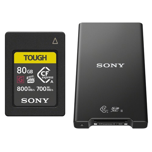 SONY CFexpress A타입 TOUGH G시리즈 (리더기 패키지) (80GB) : 다나와