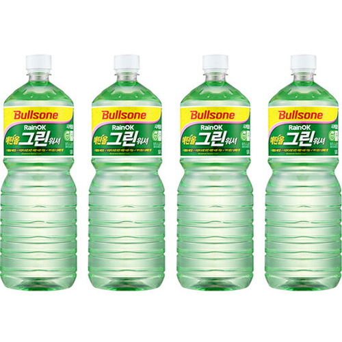 불스원 레인OK 에탄올 그린워셔 1.8L (4개)_이미지