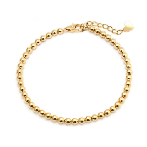 비앤비골드 14K 하프 볼체인 3.5mm 팔찌 NPB27361