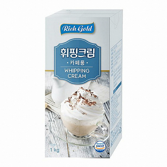 (주)동서 리치골드 휘핑크림 카페용 1kg이미지입니다. 누르면 해당 게시물로 새창이동합니다.