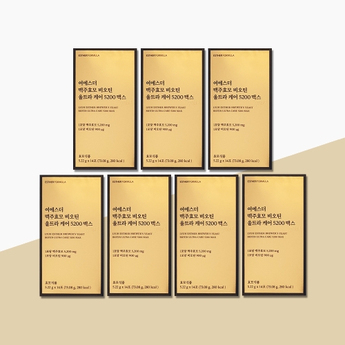에스더포뮬러 여에스더 여에스더 맥주효모 비오틴 울트라케어 5200 맥스 14포 (7개)_이미지