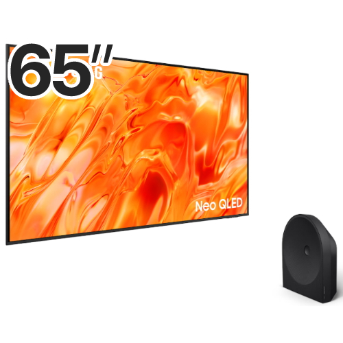 삼성전자 네오QLED KQ65QNH70AFXKR (벽걸이+스피커, HW-LS50H)_이미지